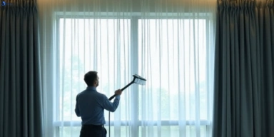Commercial curtain stain removal service banksmeadow-nsw hotels offices restaurants